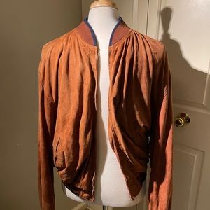 Bally Suede Bomber Jacket